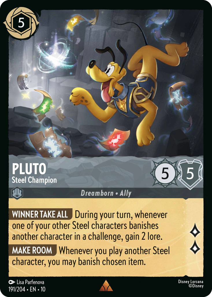 Pluto - Steel Champion (191/204 - Whispers in the Well) Rare