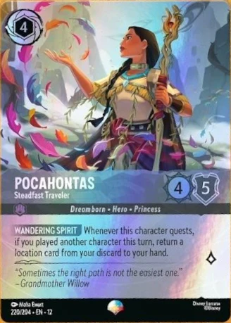 Pocahontas - Steadfast Traveler (Wilds Unknown - 220/204) Epic