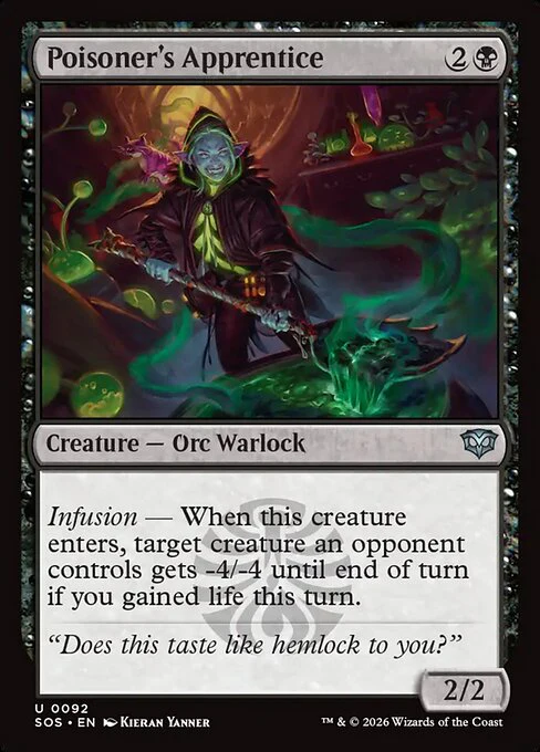 Poisoner's Apprentice [ #0092 ] (SOS-U)
