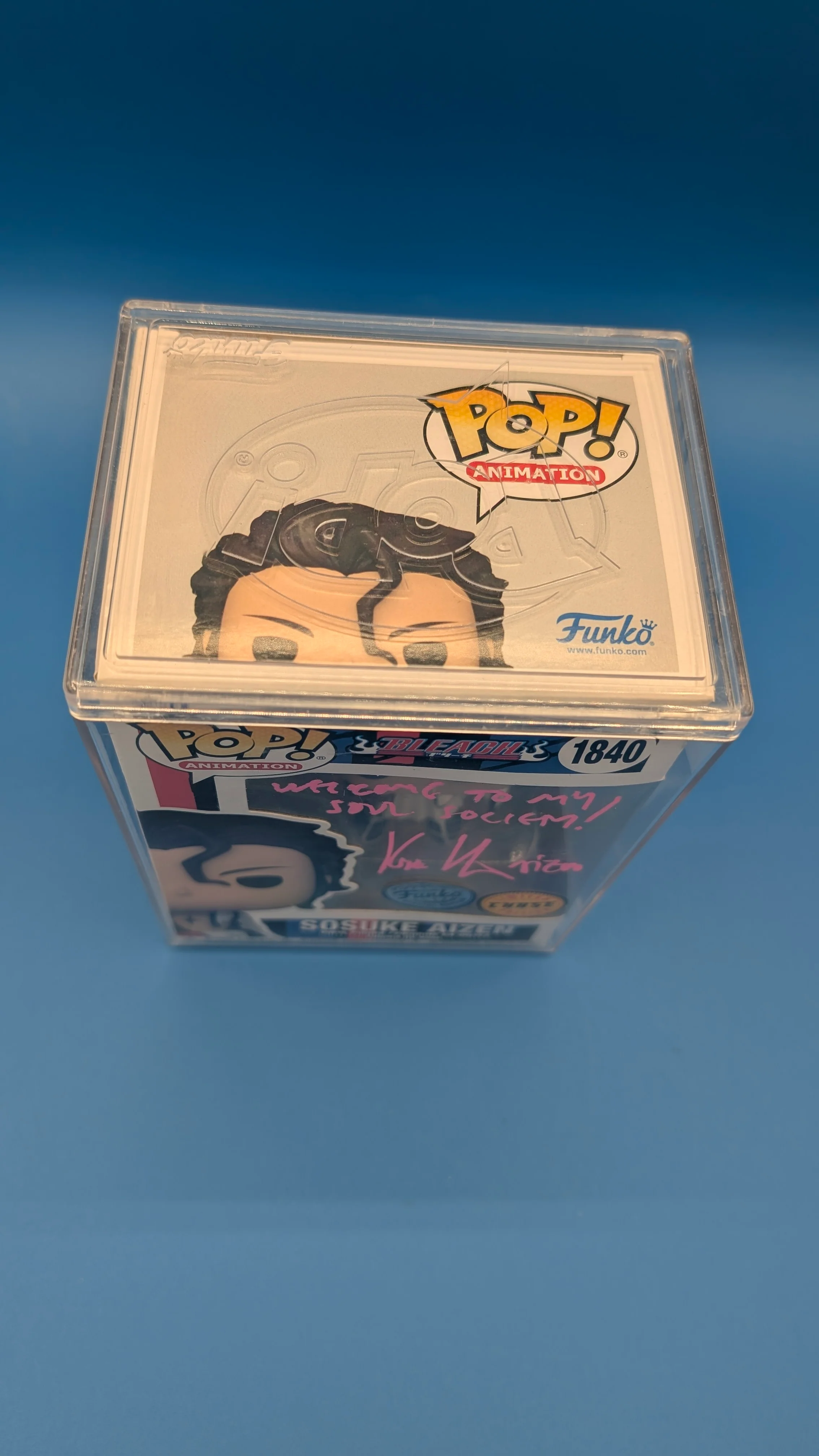 POP Figure: Bleach #1840 - Sosuke Aizen (Special Edition) (Chase) (Signed by Kyle Herbert) - Image 5