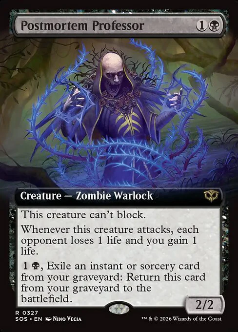 Postmortem Professor [ #0327 Extended Art ] (SOS-R)