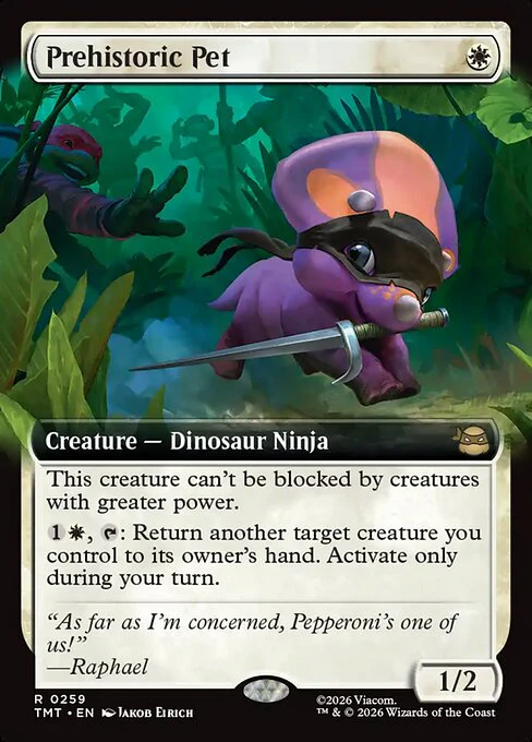 Prehistoric Pet [ #0259 Extended Art ] (TMT-R)