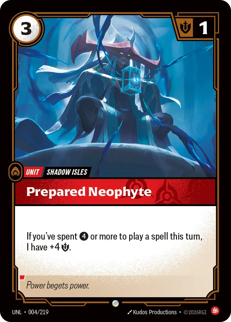 Prepared Neophyte - 004/219 (UNL)  Common