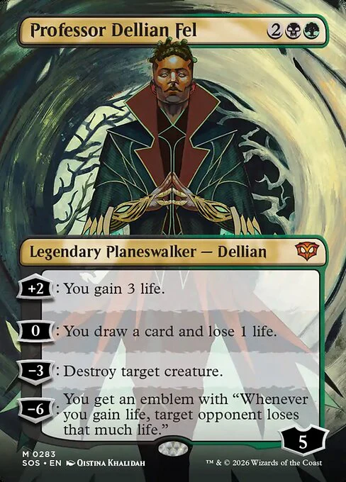 Professor Dellian Fel [ #0283 Borderless ] (SOS-M)