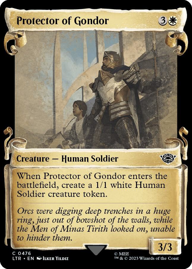 Protector of Gondor [#0476 Showcase Scrolls] (LTR-C-Foil)