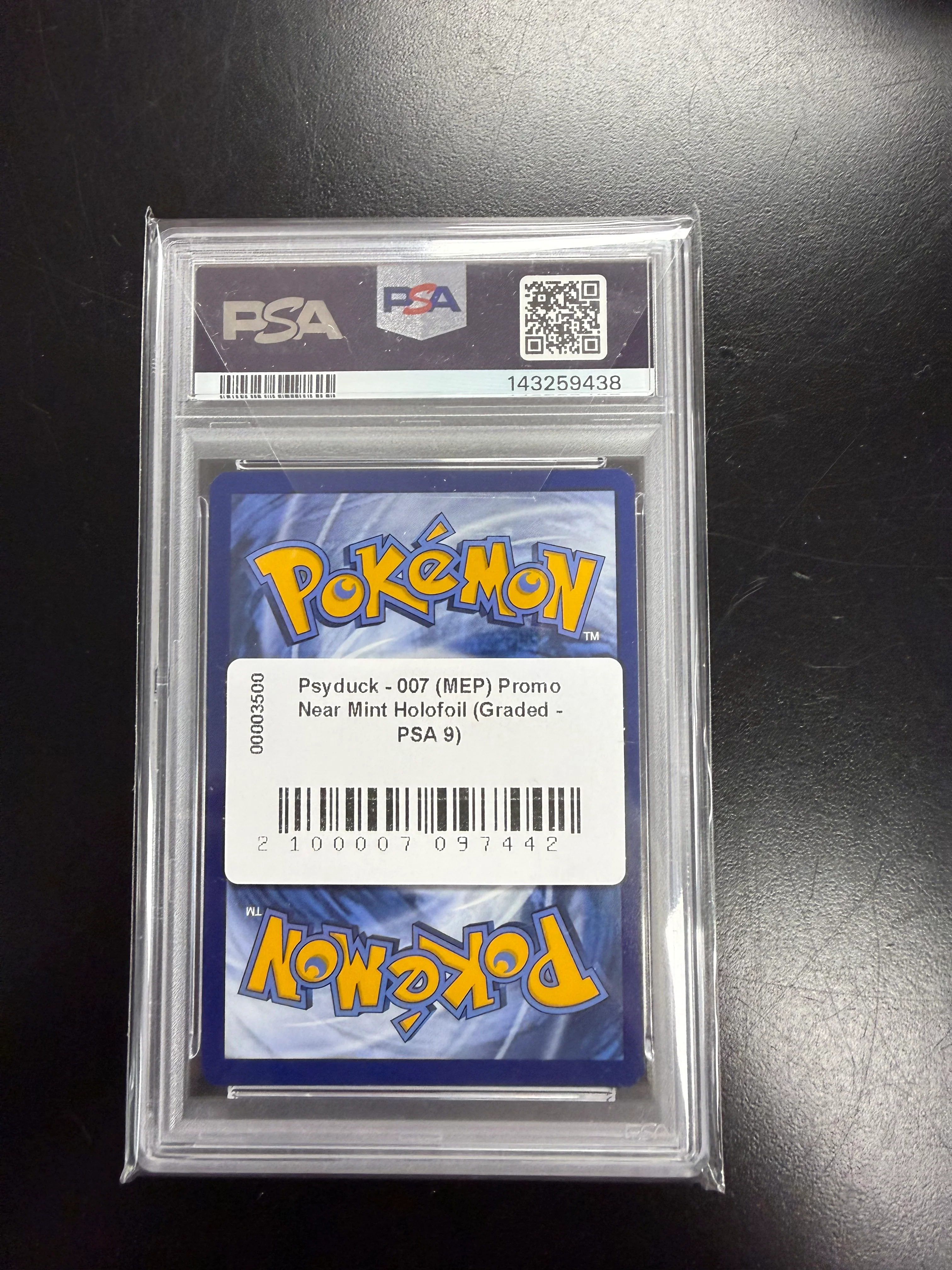 Psyduck - 007 (MEP) Promo Near Mint Holofoil (Graded - PSA 9) - Image 2