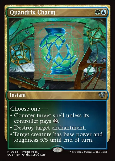 Quandrix Charm [ #0365 FNM Style Promo ] (SOS-U) - Image 2
