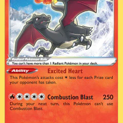 Radiant Charizard - 020/159 (CRZ) Radiant Rare - Light Play Holofoil