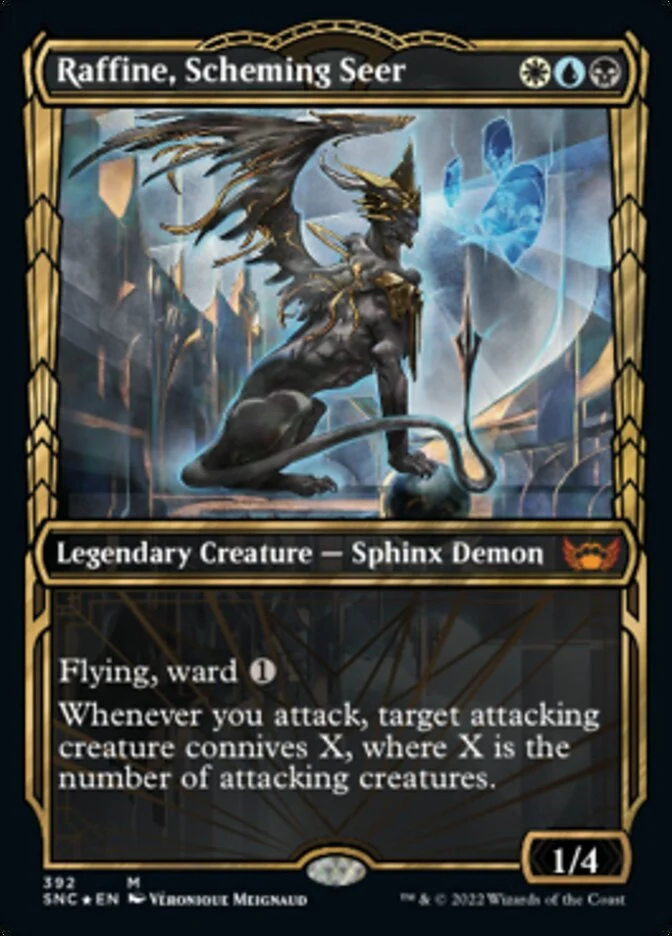 Raffine, Scheming Seer [ #392 Gilded Foil ] (SNC-M)
