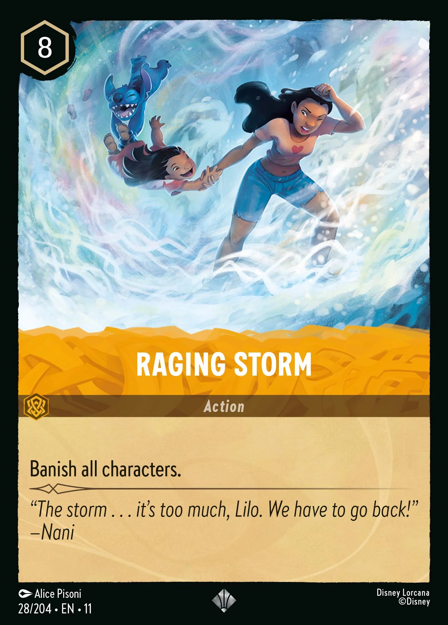 Raging Storm (028/204 - Winterspell)  Super Rare