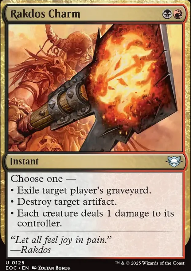 Rakdos Charm [ #0125 ] (EOC-U)