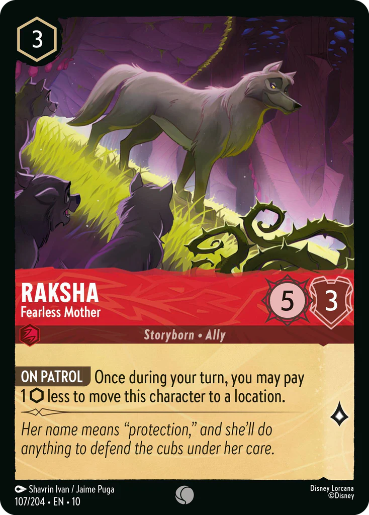 Raksha - Fearless Mother (107/204 - Whispers in the Well) Common