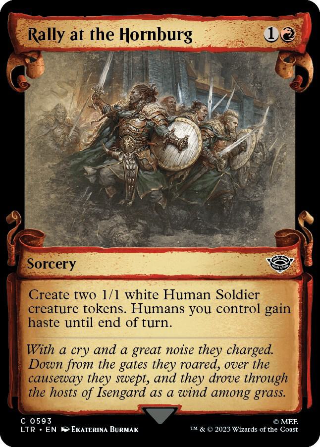 Rally at the Hornburg [#0593 Showcase Scrolls] (LTR-C)