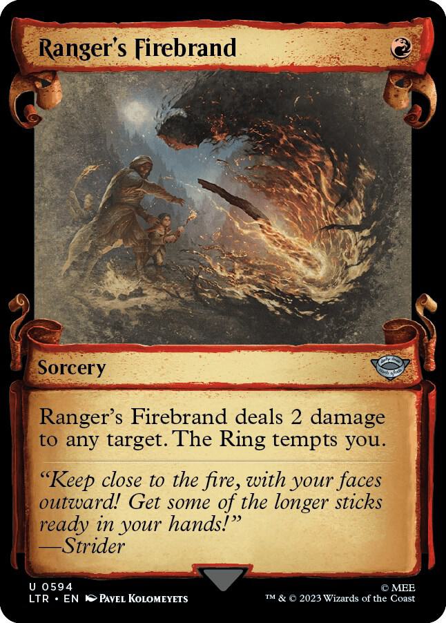 Ranger's Firebrand [#0594 Showcase Scrolls] (LTR-U-Foil)