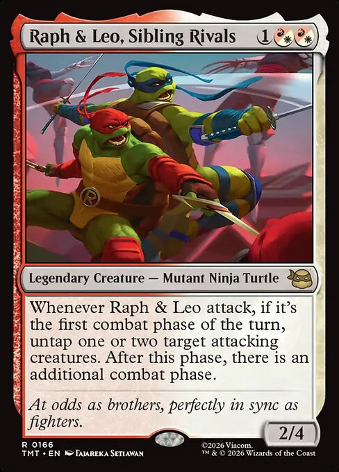 Raph & Leo, Sibling Rivals [ #0166 ] (TMT-R) - Image 2