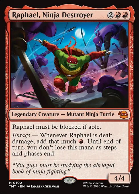 Raphael, Ninja Destroyer [ #0102 ] (TMT-M)
