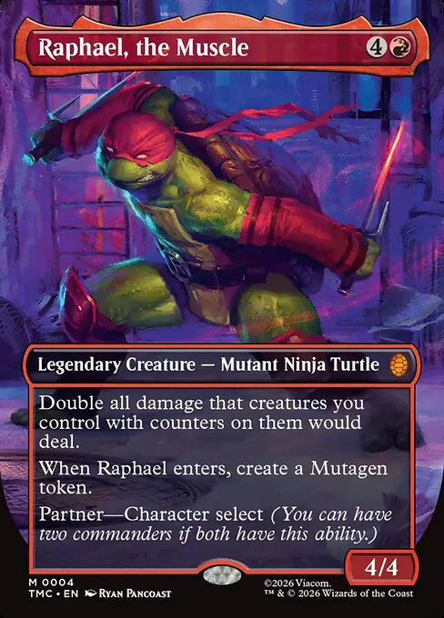 Raphael, the Muscle [ #0004 Borderless ] (TMC-M)