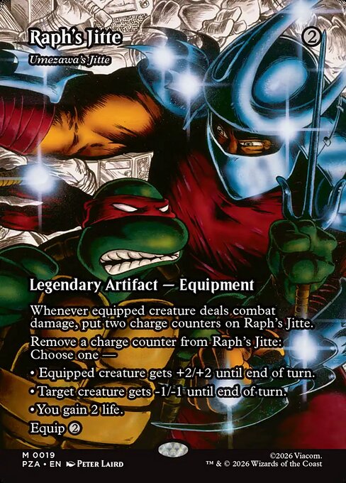 Raph's Jitte - Umezawa's Jitte [ #0019 Borderless ] (PZA-M)