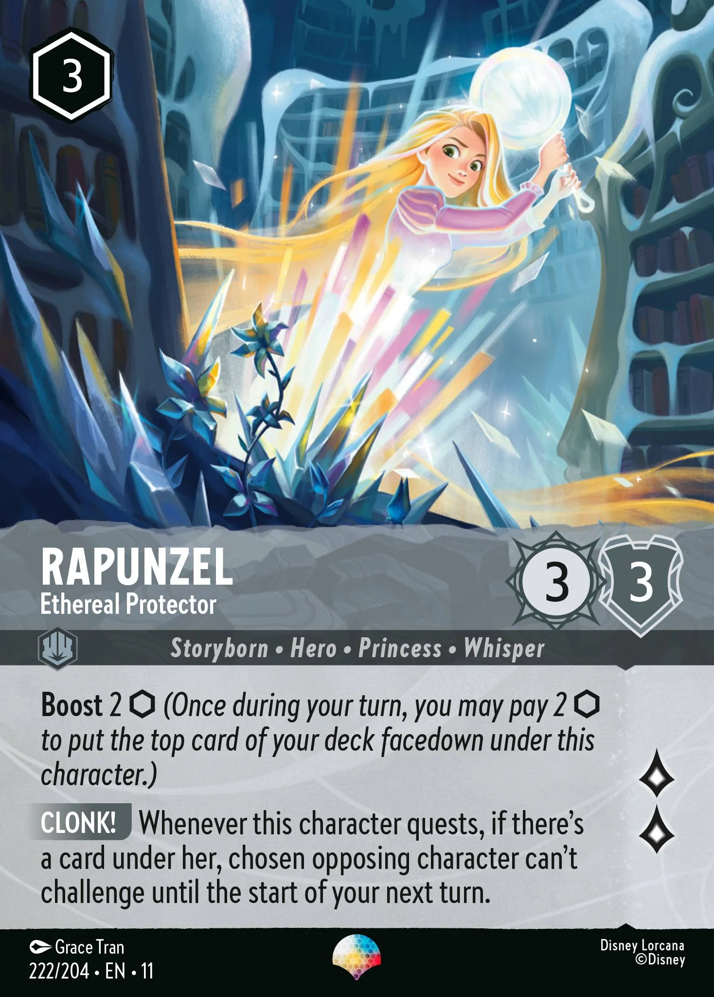 Rapunzel - Ethereal Protector  (222/204 - Winterspell)  Epic