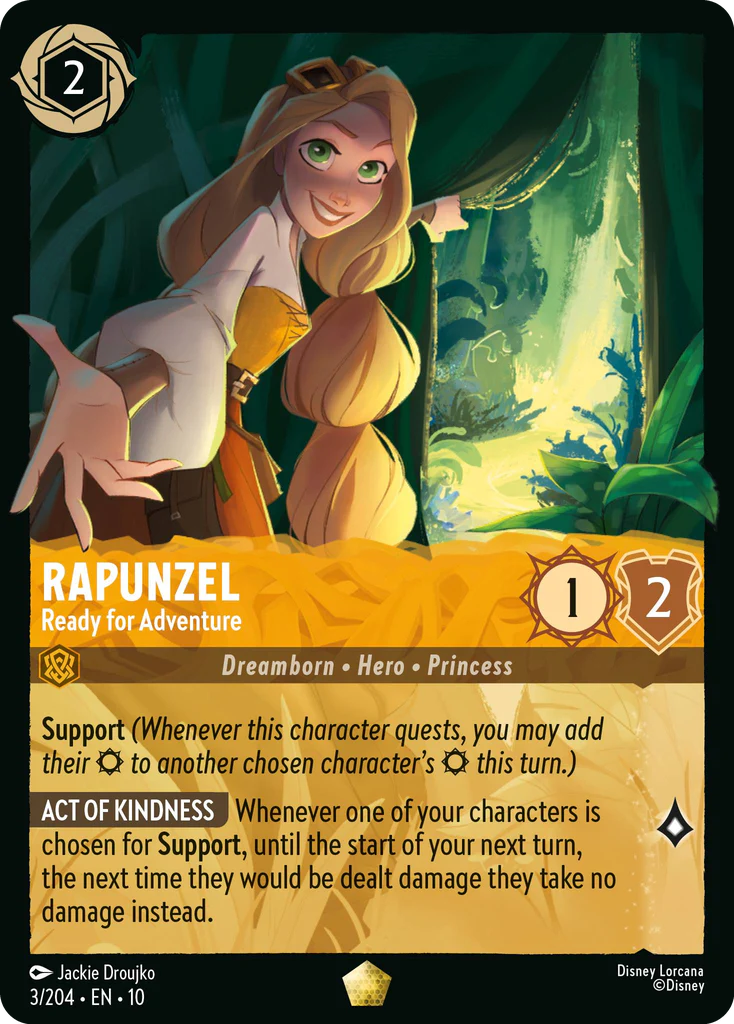 Rapunzel - Ready for Adventure (003/204 - Whispers in the Well) Legendary