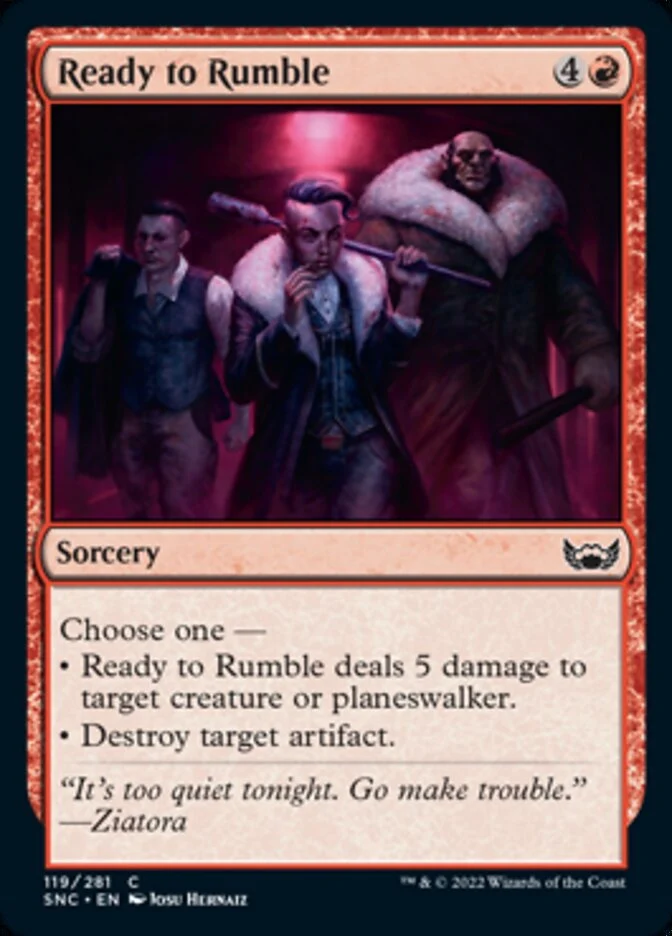 Ready to Rumble [ #119/281 ] (SNC-C)