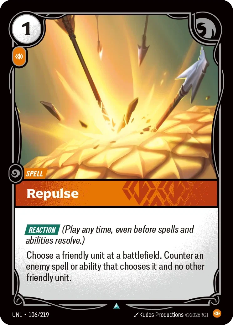 Repulse - 106/219 (UNL)  Uncommon