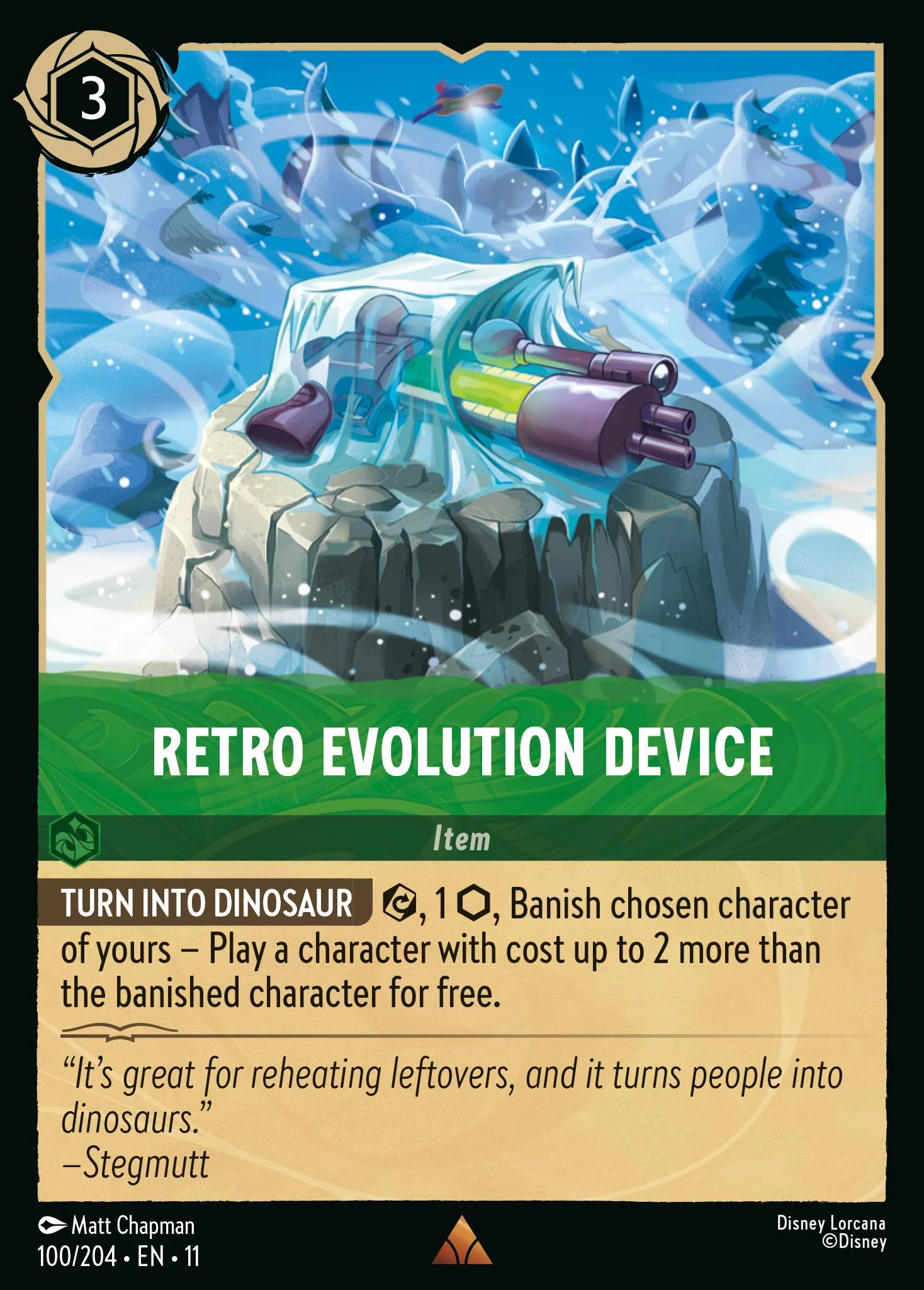 Retro Evolution Device (100/204 - Winterspell)  Rare