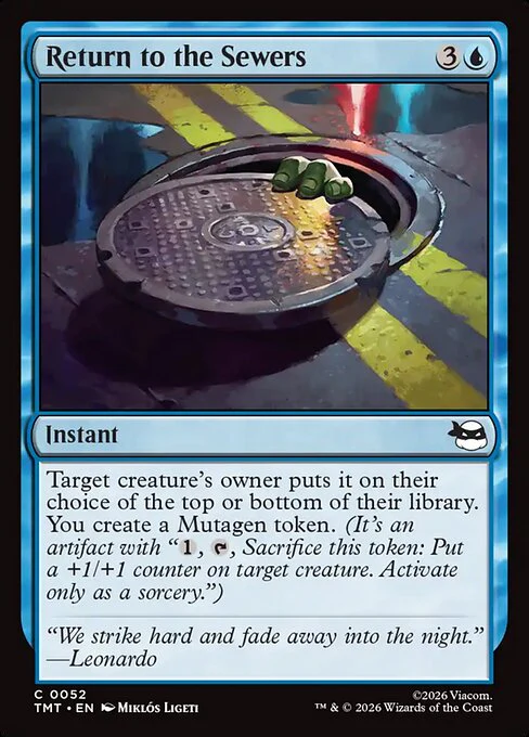 Return to the Sewers [ #0052 ] (TMT-C)