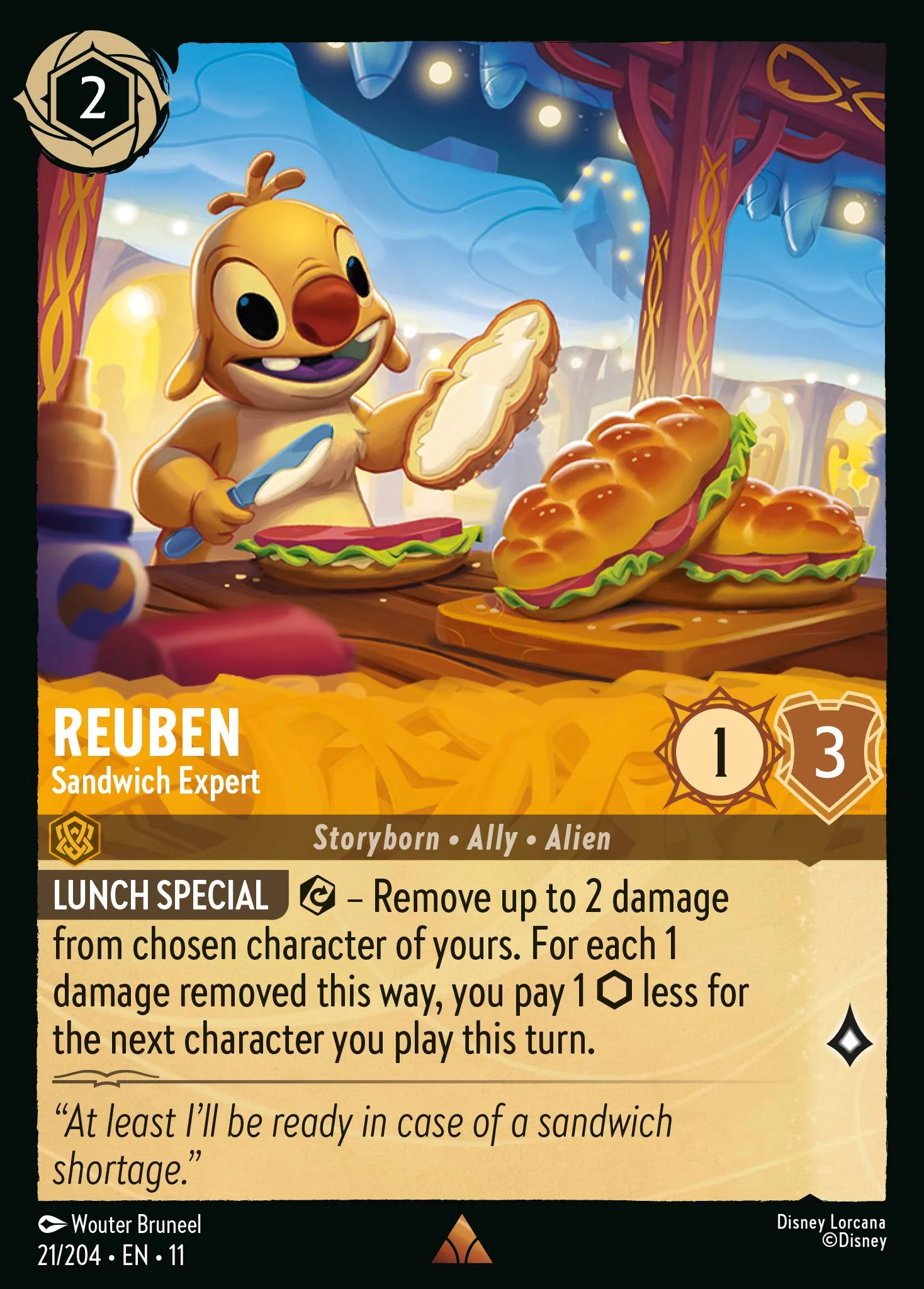 Reuben - Sandwich Expert (021/204 - Winterspell) Rare