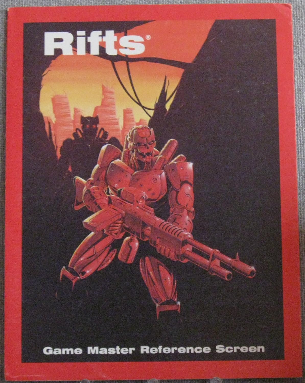 Rifts RPG: Game Master refrence Screen (USED) - Fair Condition