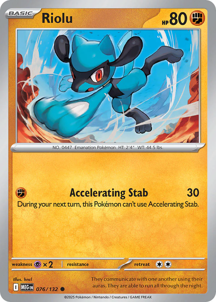 Riolu - 076/132 (MEG) Common