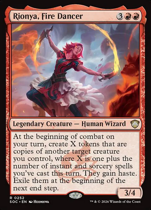 Rionya, Fire Dancer [ #0252 ] (SOC-R)