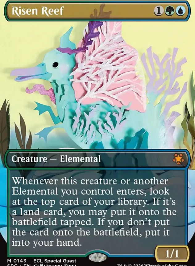 Risen Reef [ #0143 Borderless ] (SPG-M)