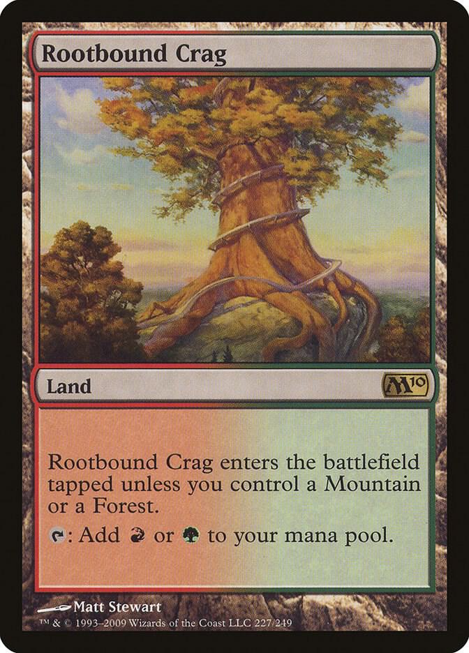 Rootbound Crag (M10-R) Light Played