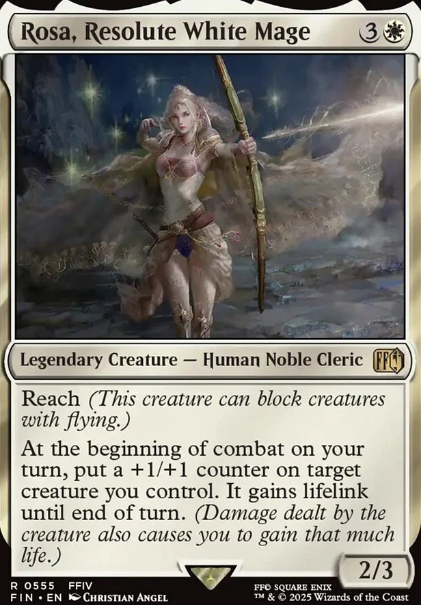 Rosa, Resolute White Mage [ #0555 Starter Kit ] (FIN-R)