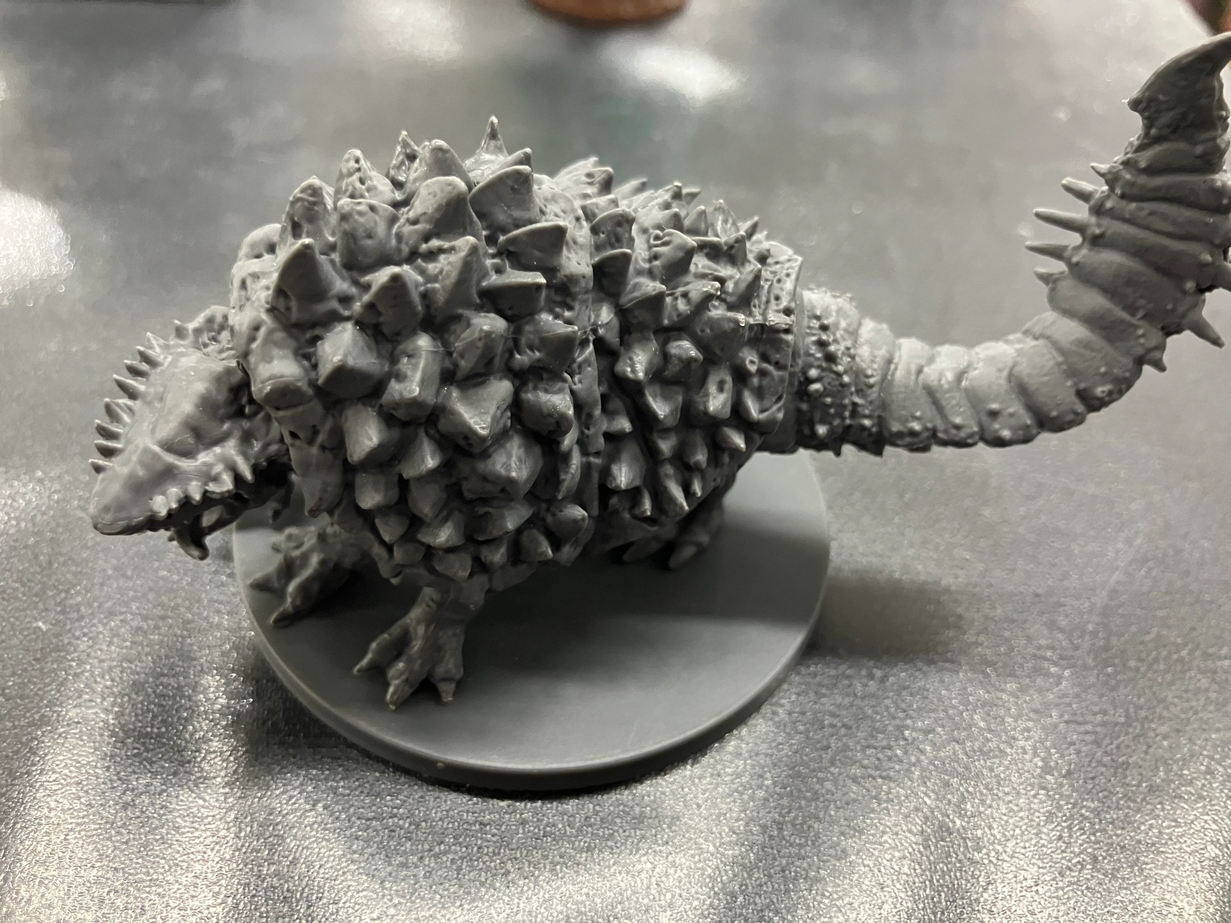 RPG Miniatures: Armored Dinosaur (USED)