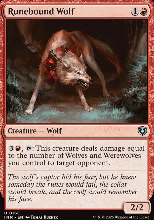 Runebound Wolf [ #0168 ] (INR-U)