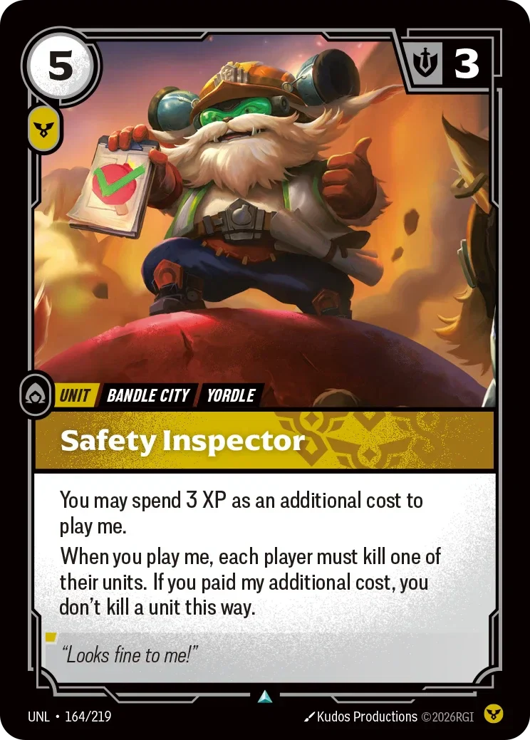 Safety Inspector - 164/219 (UNL)  Uncommon