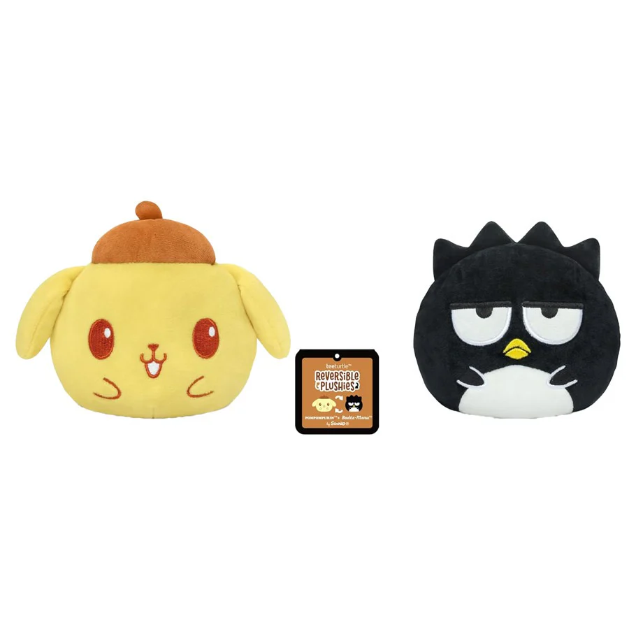 Sanrio Reversible Plushies 4" - PomPomPurin/Badtz-Maru