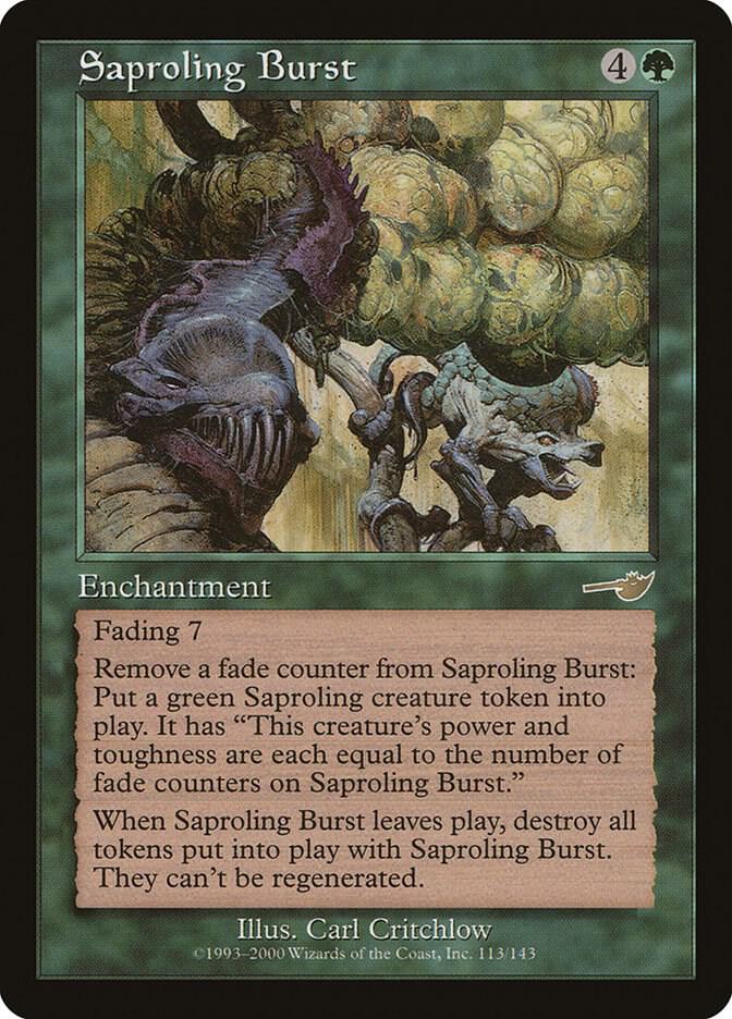 Saproling Burst (NEM-R) Moderate Play