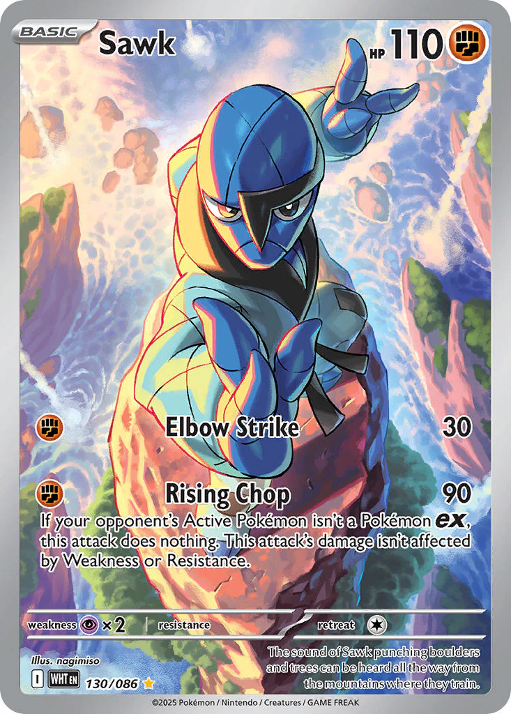 Sawk - 130/086 (WHT) Illustration Rare