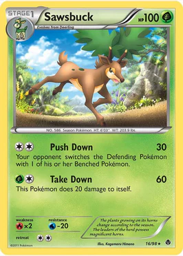 Sawsnuck - 16/98 (EPO) Ultra Rare - Near Mint Reverse Holofoil