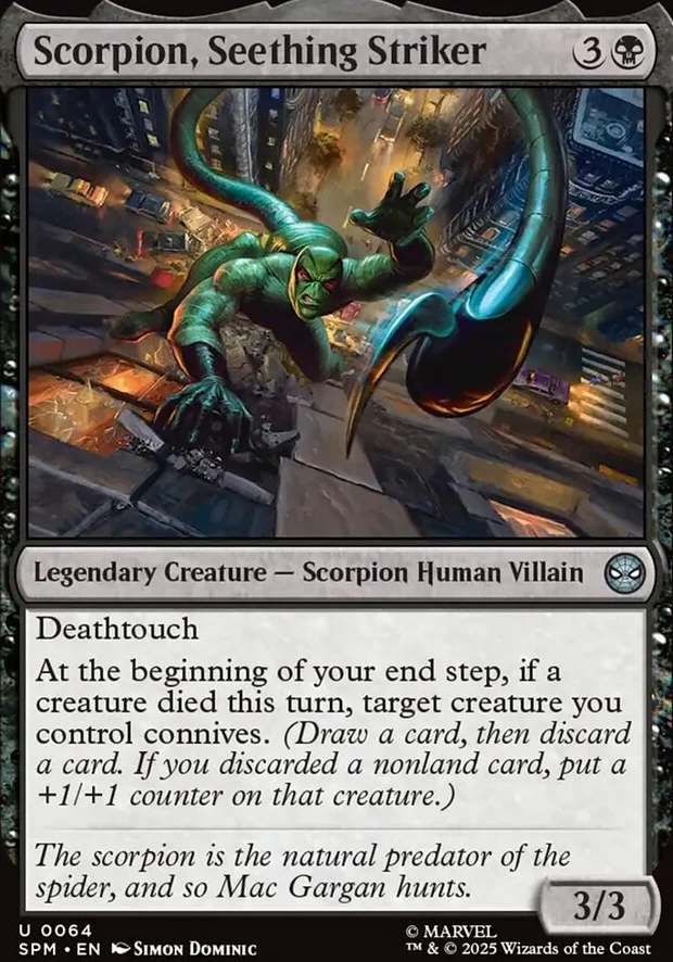 Scorpion, Seething Striker [ #0064 ] (SPM-U)