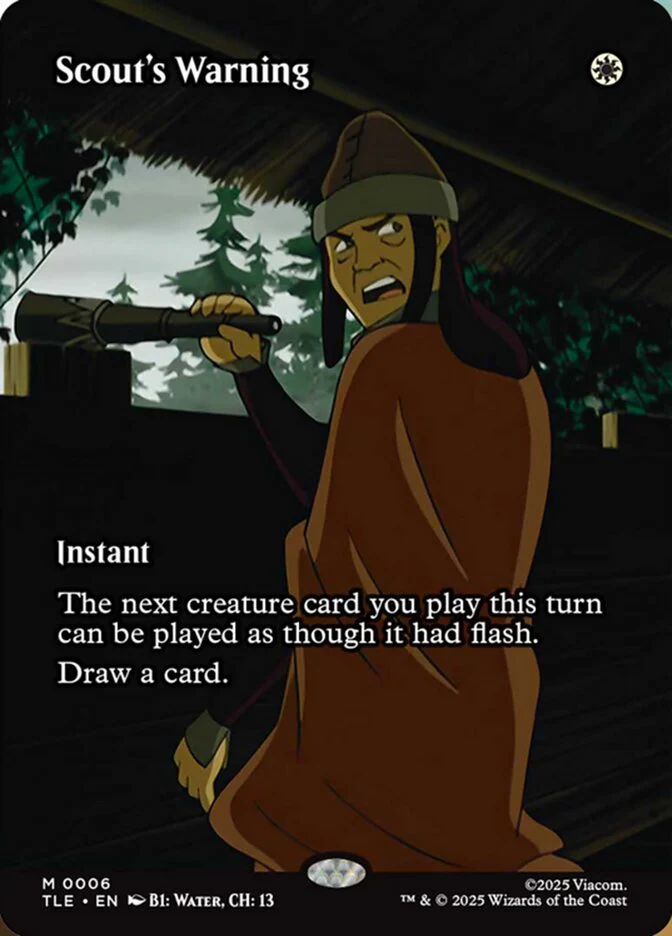 Scout's Warning [ #0006 Borderless ] (TLE-M) - Image 2