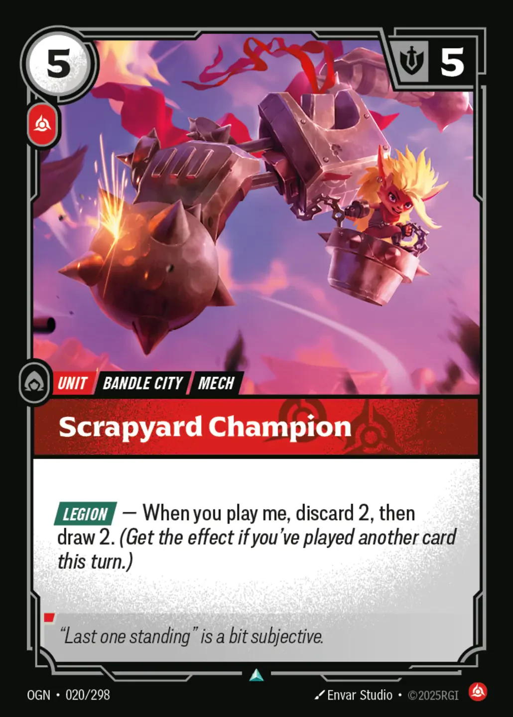 Scrapyard Champion - 020/298 (OGN) Uncommon