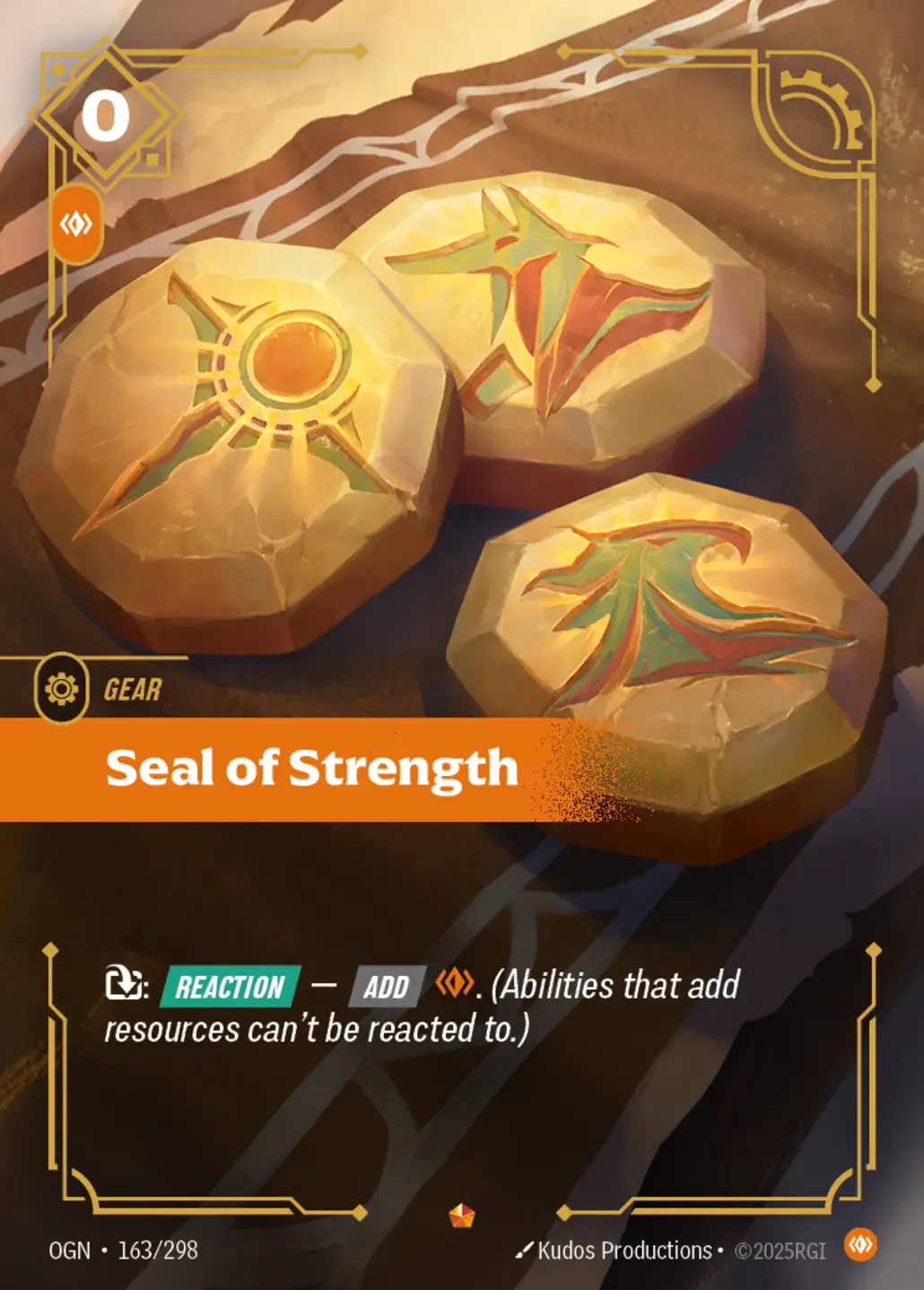 Seal of Strength - 163/298 (OGN) Epic