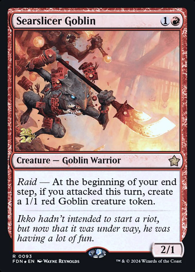 Searslicer Goblin [#0093] (FDN-R-PRE)