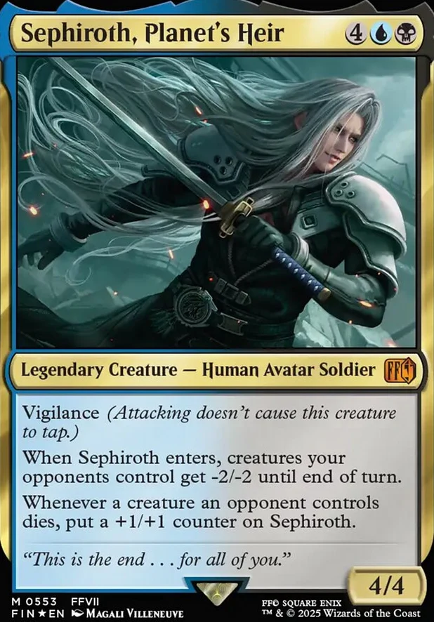 Sephiroth, Planet's Heir [ #0553 Starter Kit ] (FIN-M) - Image 2
