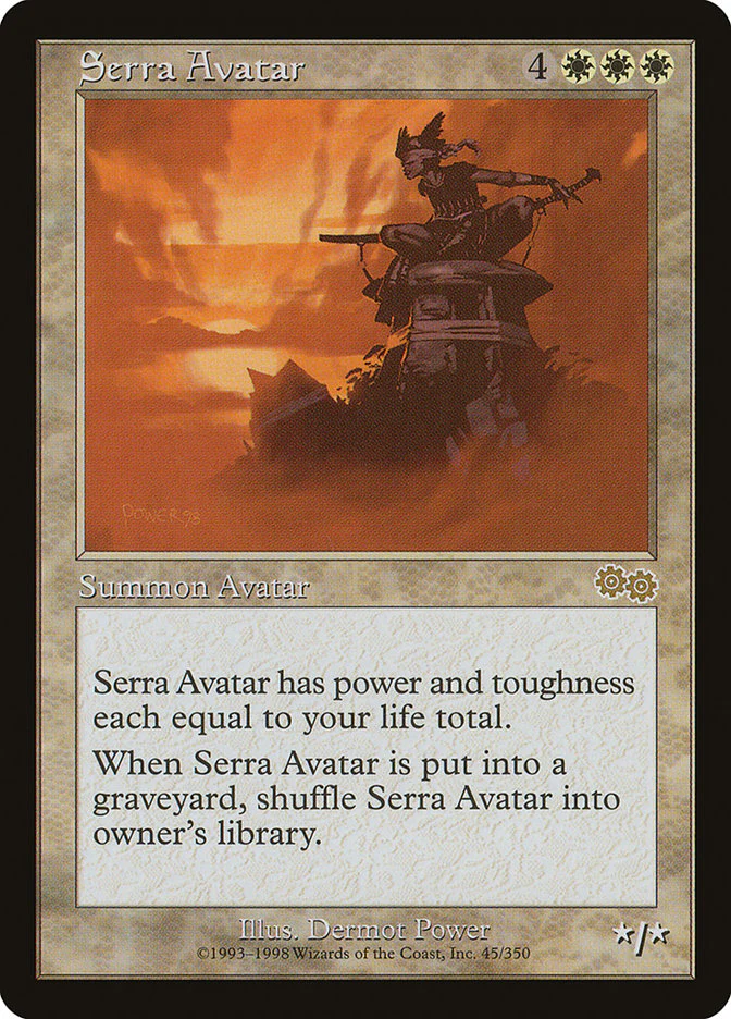 Serra Avatar (USG-R) Light Play