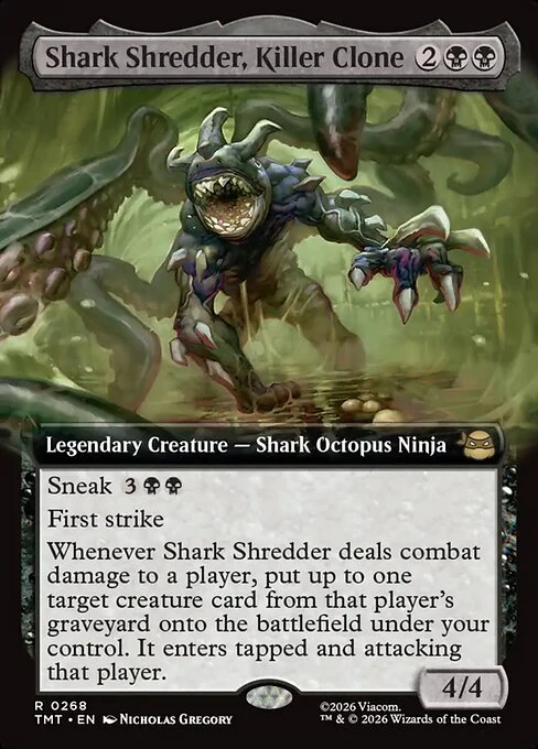 Shark Shredder, Killer Clone [ #0268 Extended Art ] (TMT-R)